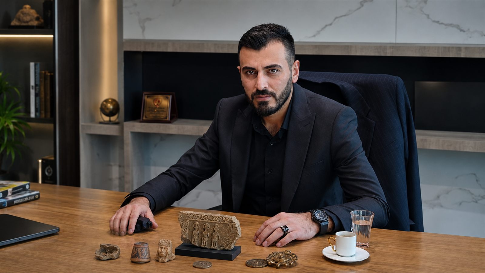 Hasan ofisinde — tarihî dokuya dair çalışmaları